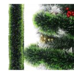 ŁAŃCUCH CHOINKOWY zielony 6m GIRLANDA ŚWIĄTECZNA NA CHOINKĘ XXL gruby 13cm WOZ30 - obrazek 3