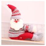 Mikołaj krasnal świąteczny Boże Narodzenie na Rzep 34 cm Wzory Norweskie KSN38 - obrazek 2