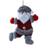 Mikołaj na choinkę BOŻE NARODZENIE wiszący 18,5 cm KSN56 - obrazek 2