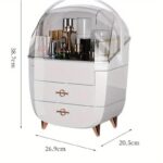 Organizer szkatułka na kosmetyki, biżuterię XL wielopoziomowy 27x21x39 cm CB76CZ - obrazek 5