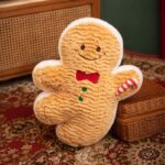 Poduszka w kształcie Pierniczka piękna welurowa 45 cm PDS17 - obrazek 3