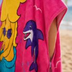 Ręcznik kąpielowy plażowy, na basen peleryna dziecięca PEL01WZ17 - obrazek 4