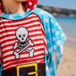 Ręcznik kąpielowy plażowy, na basen peleryna dziecięca, PIRAT PEL01WZ1 - obrazek 4