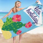 Ręcznik plażowy prostokątny HELLO HOLIDAYS 150x70 REC54WZ2 - obrazek 3