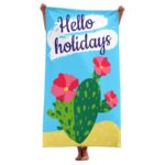 Ręcznik plażowy prostokątny HELLO HOLIDAYS 150x70 REC54WZ2 - obrazek 5