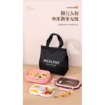 Śniadaniówka LUNCH BOX ze sztućcami 21 x 14,5 x 8cm niebieski PJM51 - obrazek 5