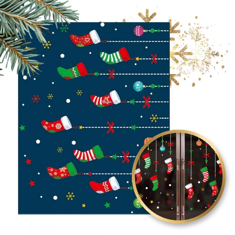 swiateczne-naklejki-kolorowe-na-okno-2-arkusze-30-x-45-cm-nkd24 Świąteczne naklejki kolorowe na okno 2 Arkusze 30 x 45 cm NKD24 - obrazek 1