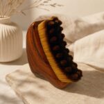 Szczotka do masażu twarzy, delikatne włosie 8 x 7 x 2,7cm SCZ25 - obrazek 5