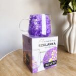 Szklanka termiczna z kwiatami w środku, pełna hortensji, niebieski 180 ml 1szt SZK217 - obrazek 5