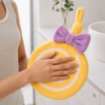 Szybkoschnący ręcznik do rąk na sznurku - wzór lizak z kokardką REC57WZ3 - obrazek 5