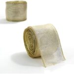Taśma świąteczna na kokardy, wstążka na prezenty Bożonarodzeniowa 6,3cm x 2m KSN136 - obrazek 3