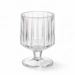 Zestaw 6 szt szklanek ryflowanych na nóżce do deserów, drinków 250ml SZK226ZESTAW6 - obrazek 5